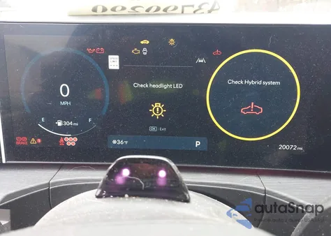 2024 Hyundai Santa Fe Hybrid Limited z USA, uszkodzony, nr VIN 5NMP3DG13RH015732